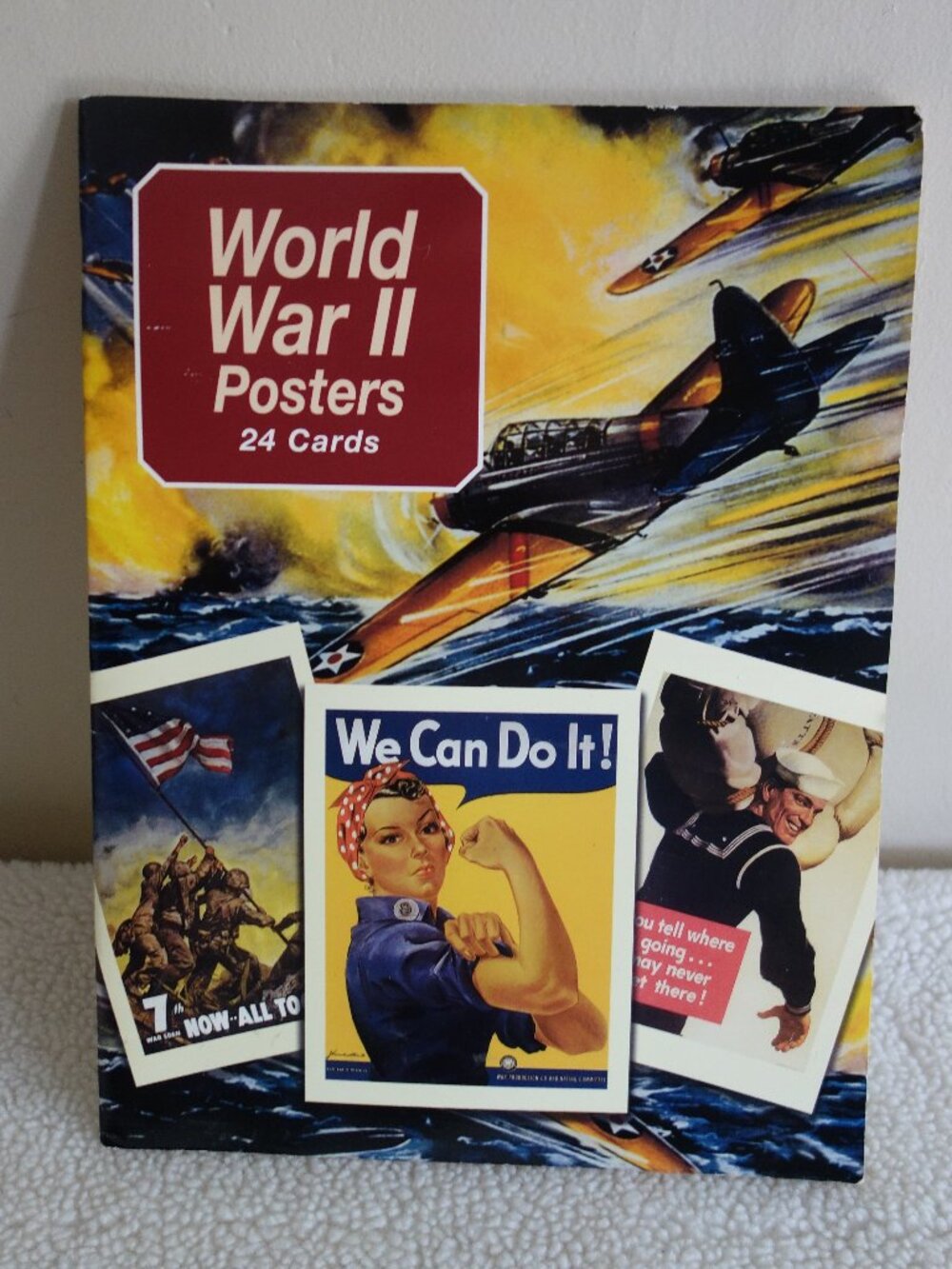 2001 Printing – WORLD WAR II Posters – 24 Cards – Unused – Complete